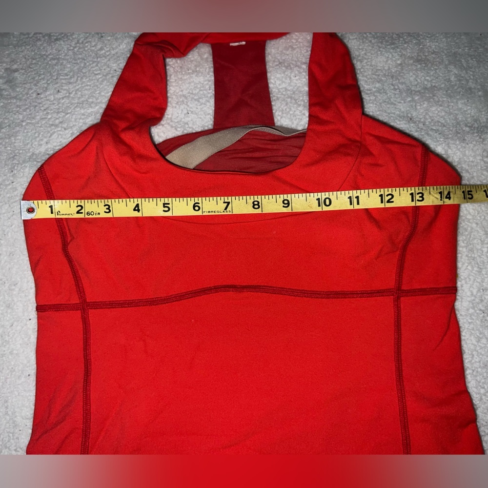 Lululemon Athletica Women Racerback Tank Top | Size 8 | Red | - Picture 6 of 6